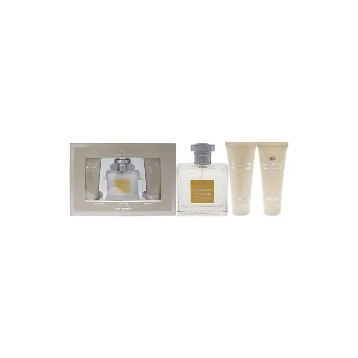 Sergio Tacchini The Essence 3 Piece Gift Set: Eau De Toilette, Shower Gel, and Aftershave Balm 100ml