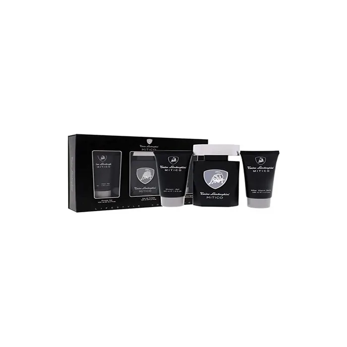 Tonino Lamborghini Mitico 3 Piece Gift Set: Eau De Toilette 125ml, Shower Gel 100ml, Aftershave Balm 100ml