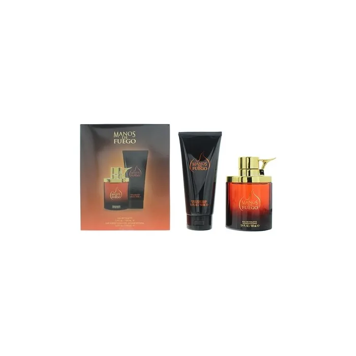 Manos De Fuego Caliente Gift Set Eau De Toilette 100ml and Hair & Body Wash 150ml