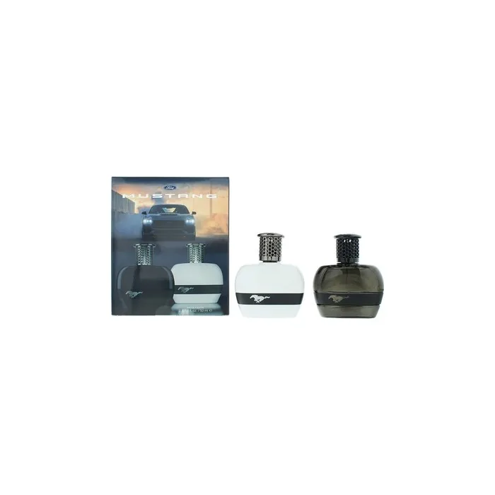 Mustang Black & White 2 Piece Gift Set Eau De Toilette 2 X 50ml