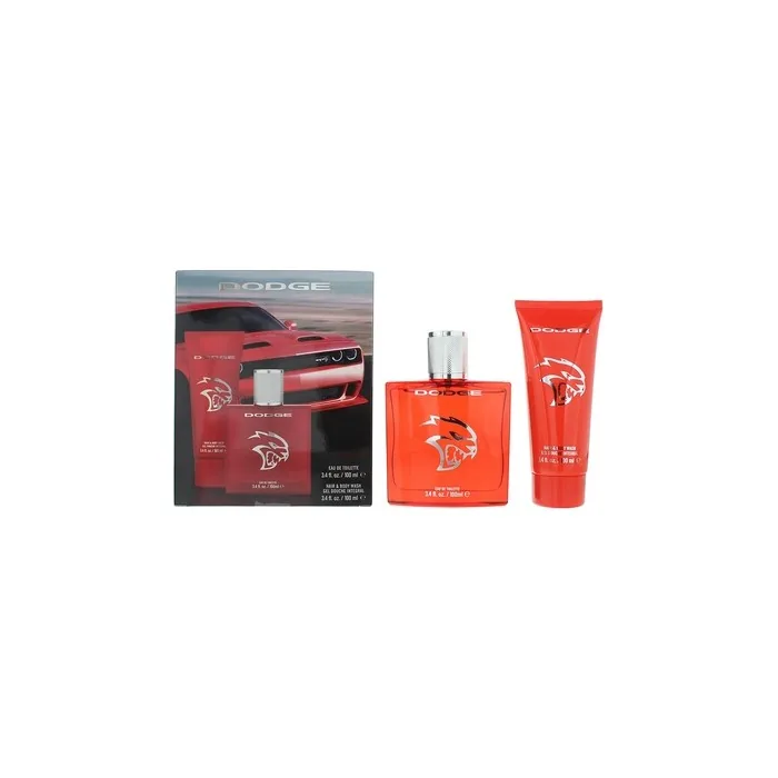 Dodge Legacy Hellcat Srt 2 Piece Gift Set Eau De Toilette 100ml Hair & Body Wash