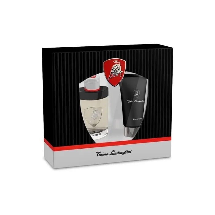 Lamborghini Invincibile 2 Piece Gift Set Eau De Toilette 40ml and Shower Gel 100ml