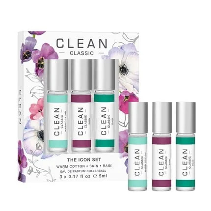 Clean Classic Layering 3pack Rollerball Gift Box