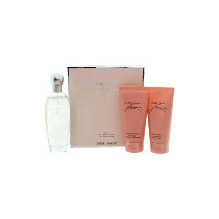 Estee Lauder Ultimate Collection Set Pleasures Eau De Parfum For Women 100 Ml Body Lotion 75 Ml Shower Gel 75 Ml