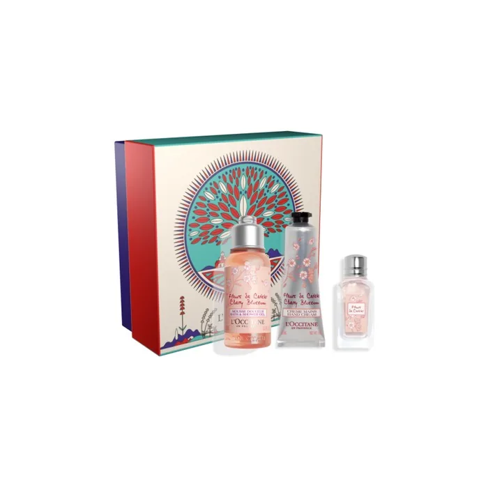 L'OCCITANE Cherry Blossom Meet Gift Box Shower Gel Hand Cream Perfume