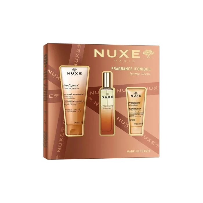Nuxe Iconic Scent Prodigieux Set Edp Spray 30ml Shower Oil 100ml Body Lotion 30ml