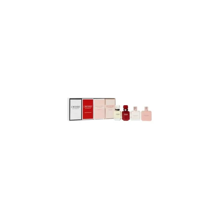 Givenchy L'Interdit And Irresistible Fragrance Set - 10ml L'Interdit Eau De Parfum, 10ml L'Interdit Rouge Eau De Parfum, 8ml Irresistible Eau De Parfum, 8ml Irresistible Rose