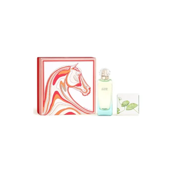 Herms Un Jardin Sur Le Nil Gift Set 100ml Eau De Toilette 50g Soap