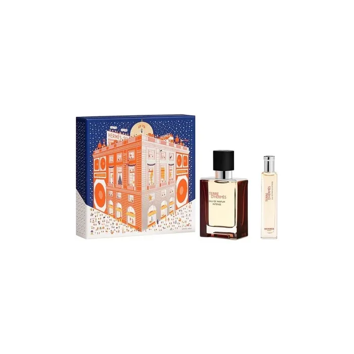 Hermes Terre D'Hermes Eau De Parfum Intense 50ml Eau De Parfum 15ml Gift Set