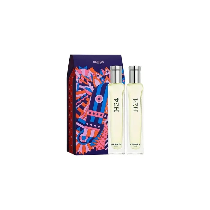 HERMÉS H24 2-Piece Miniature Set for Men 2 x 15ml Eau De Toilette Spray 0.50 fl oz