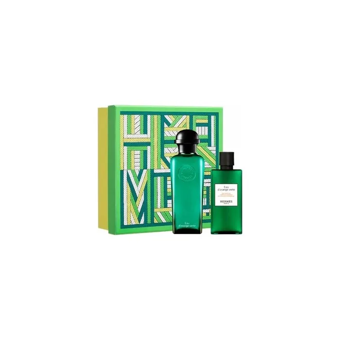 Herms Eau D'Orange Verte Eau De Cologne Spray 100ml Set 2 Pieces