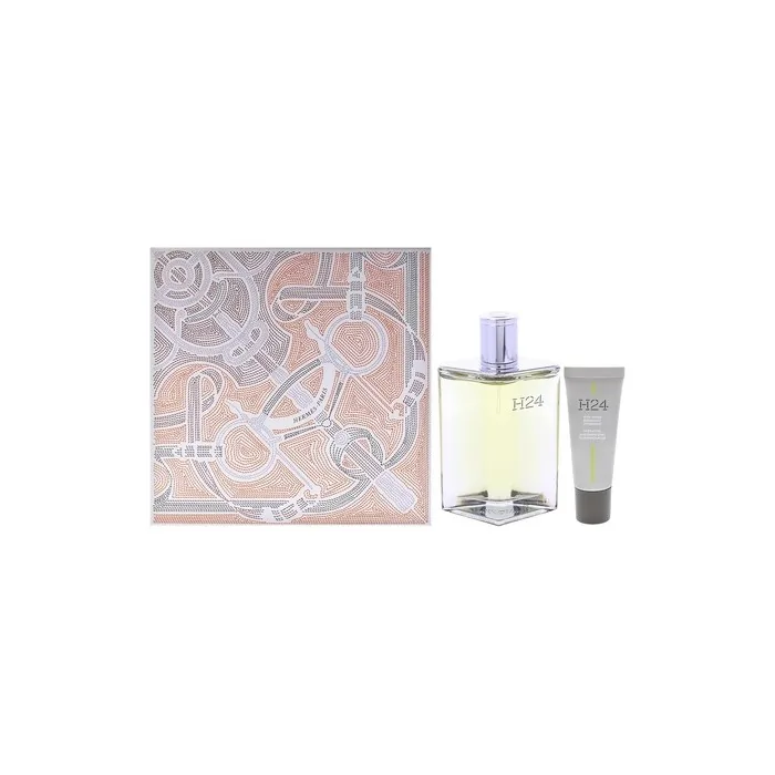 H24 By Hermes For Men 2 Pc Gift Set 3.3oz EDP Spray and 0.68oz Face Moisturizer