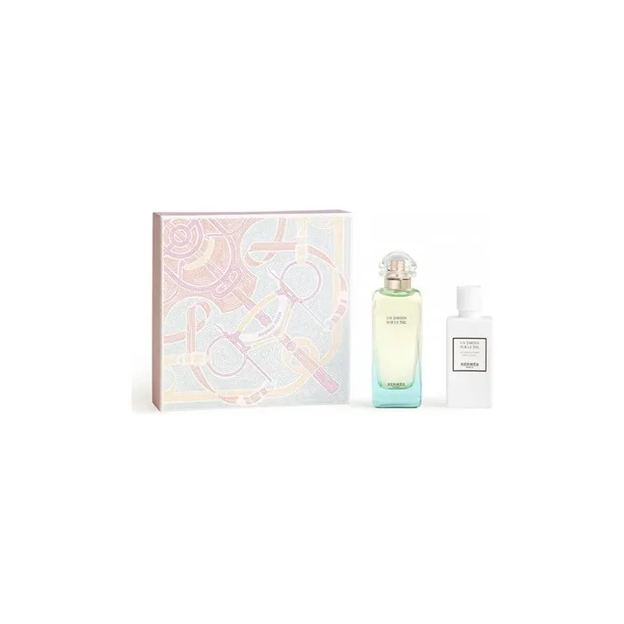 Herms Un Jardin Sur Le Nil Set 100 Ml Eau De Toilette 80 Ml Body Lotion