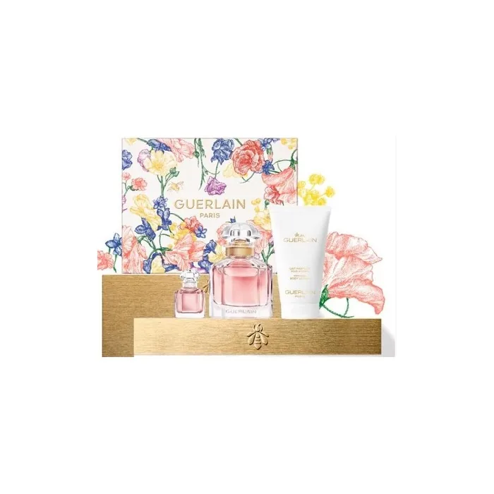Guerlain Mon Guerlain Gift Set EDP 50ml 5ml Body Lotion 75ml