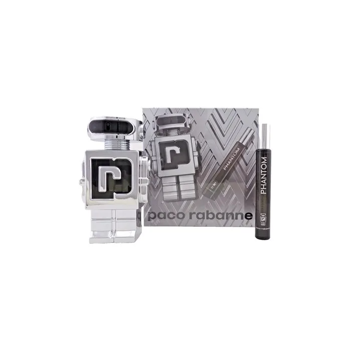 Paco Rabanne Phantom Perfume Set For Men 34 Oz And 10 Ml