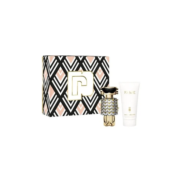 Paco Rabanne Fame Eau De Parfum Spray 50ml + Body Lotion 75ml Set