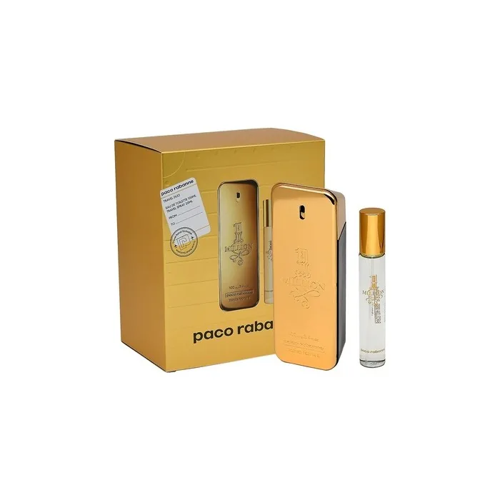 Paco Rabanne 1 Million Eau De Toilette Spray Set - 100ml + 20ml