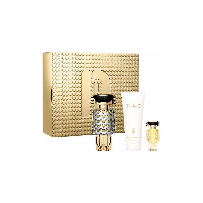 Paco Rabanne Fame Eau De Perfume Spray 80ml Set 3 Pieces
