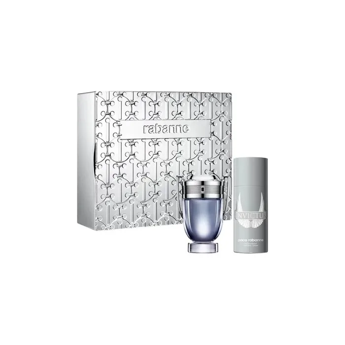 Paco Rabanne Invictus Gift Set Eau De Toilette 100ml And Deodorant Spray 150ml