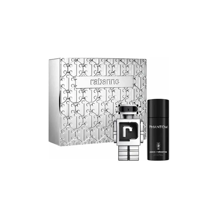 Paco Rabanne Phantom Eau De Toilette Spray 100ml Set 2 Pieces