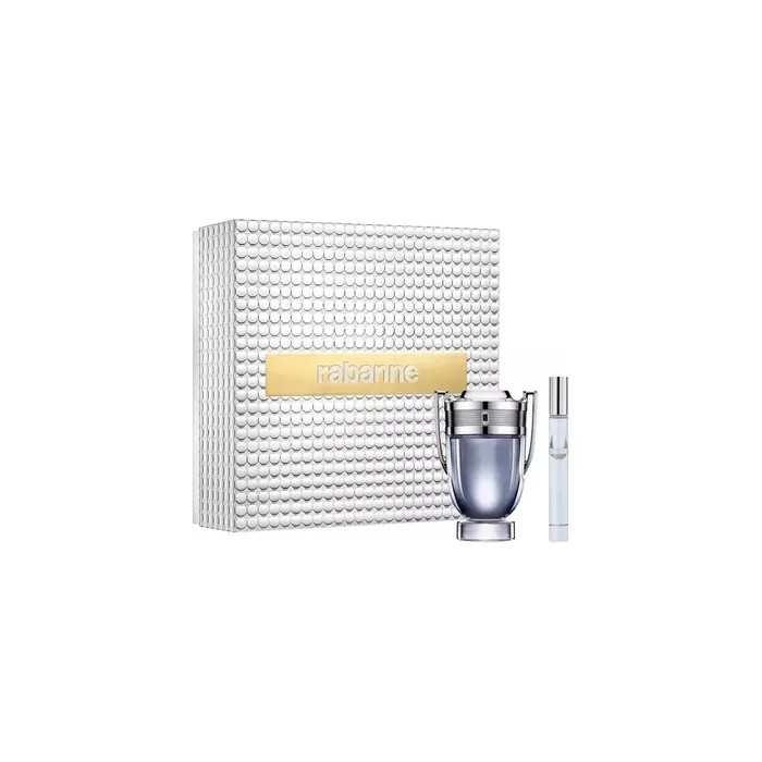 Paco Rabanne Invictus Eau De Toilette Spray Set 100ml 10ml