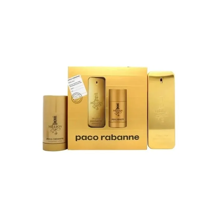 Paco Rabanne 1 Million Gift Set 100ml Eau De Toilette Spray And 75ml Deodorant Stick