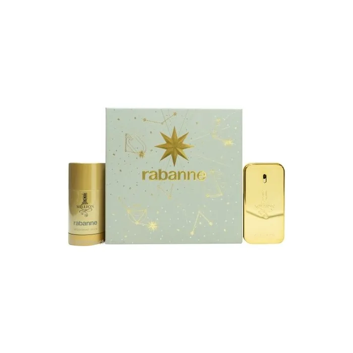 Paco Rabanne 1 Million Gift Set 50ml Eau De Toilette And 75g Deodorant Stick