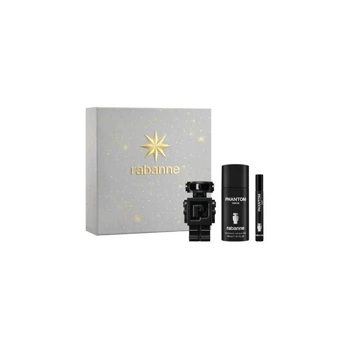 Paco Rabanne Phantom Parfum Gift Set 50ml Eau De Parfum 10ml Eau De Parfum 150ml Deodorant Spray