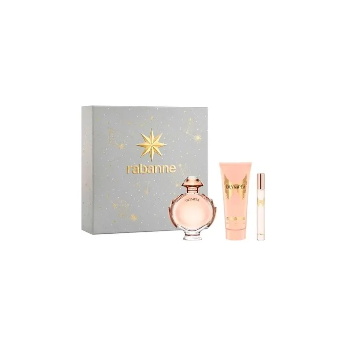 Paco Rabanne Olympea Eau De Parfum Spray Set 80ml Spray 100ml Body Lotion 10ml Eau De Parfum