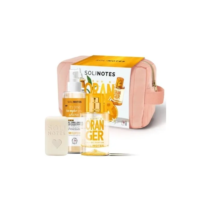 Pbi Solinotes Trio Care And Perfumes Orange Blossom - Includes 50ml Eau De Parfum, 100g Soap, And 100ml Dry Oil