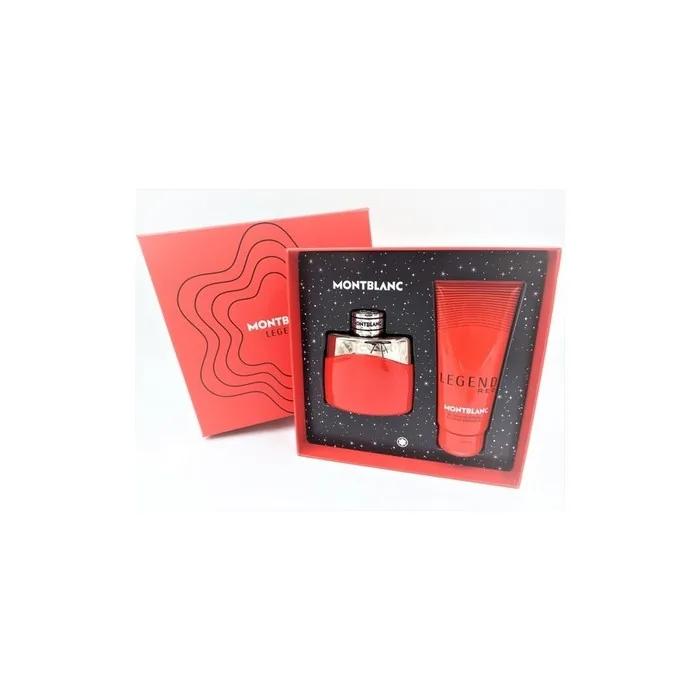 Montblanc Legend Red Men's Fragrance Set Eau De Parfum 50ml Shower Gel 100ml New Original Packaging
