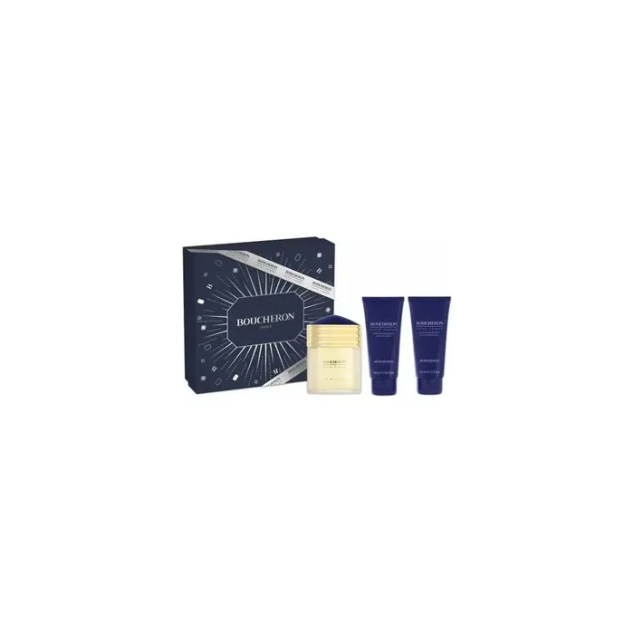 Boucheron Homme Eau De Parfum Spray 100ml Set 3 Pieces