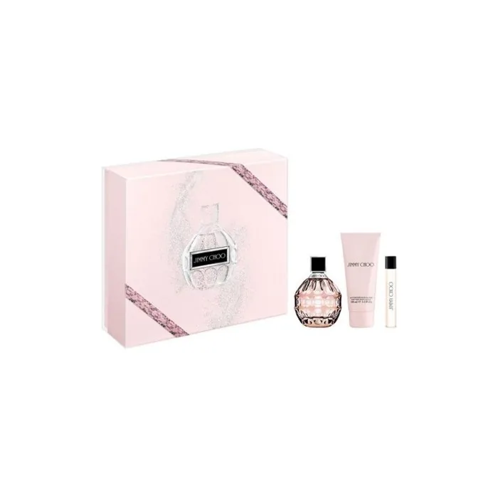 Jimmy Choo Eau De Parfum Set: 100ml Eau De Parfum, 7.5ml Eau De Parfum, And 100ml Body Lotion