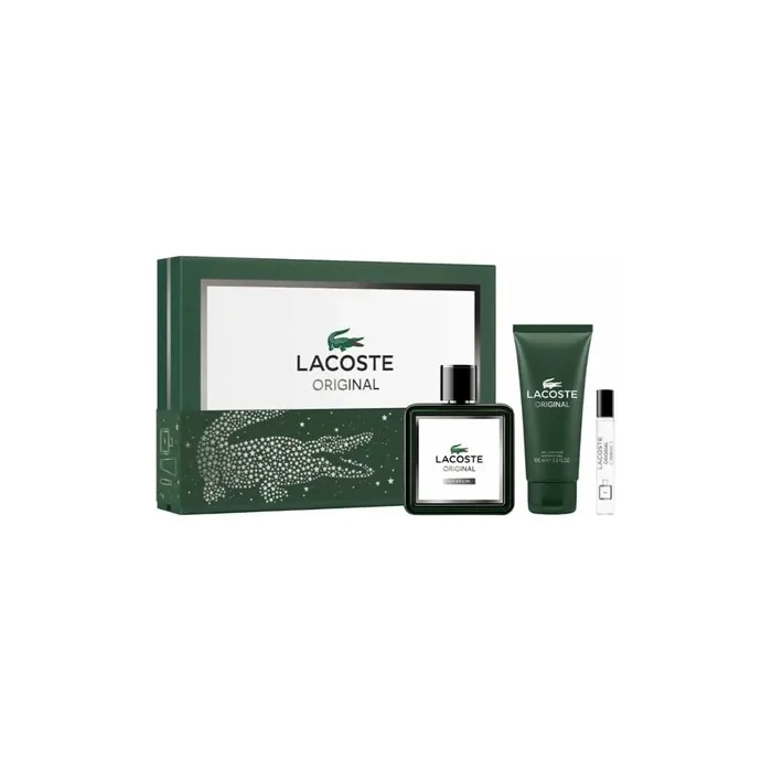 Lacoste Lacoste Original Eau De Parfum Spray 100ml Set 3 Pieces