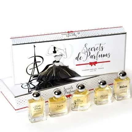 Charrier Parfums Secrets de Parfums Miniature Eau de Parfum Gift Set 5 x 50ml