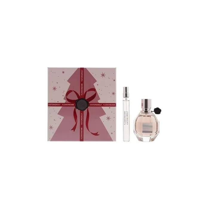 Viktor & Rolf Flowerbomb Xmas Gift Set Eau De Parfum 50ml Eau De Parfum 10ml