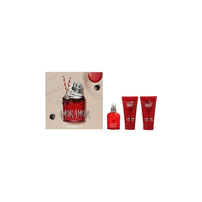 Cacharel Amor Amor Eau De Toilette Spray 50 Ml Gift Set Includes 2 X Body Lotion 50 Ml