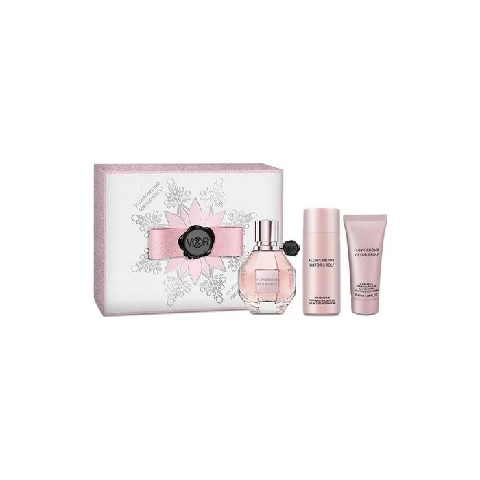 Viktor & Rolf Flowerbomb Gift Set 30ml Edp +Sg 50ml+Bc 40ml