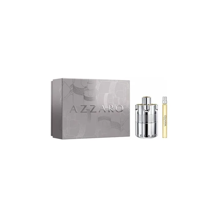 Azzaro Wanted Eau De Parfum Spray Set 100ml And Miniature 10ml