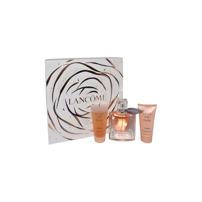 Lancome La Vie Est Belle Eau De Parfum Set 50ml Shower Gel 50ml Body Lotion 50ml
