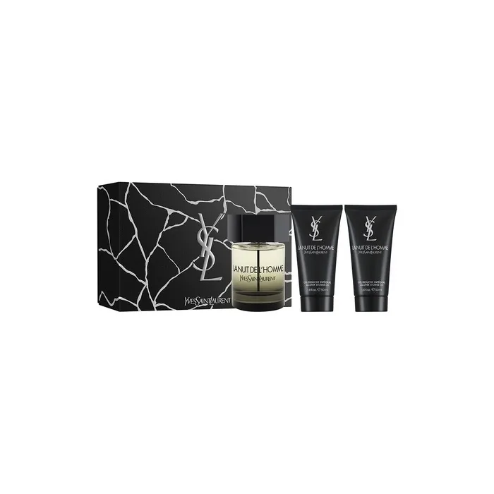 Yves Saint Laurent La Nuit De L'Homme Eau De Toilette Spray 100ml + Shower Gel 2x50ml