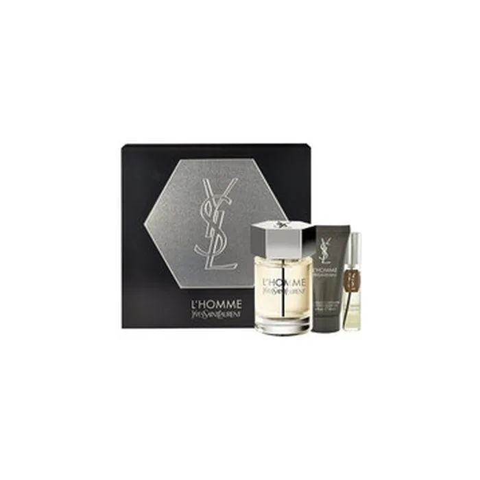 Yves Saint Laurent L'Homme Gift Set Eau De Toilette 100ml Shower Gel 50ml And Miniature Eau De Toilette 10ml