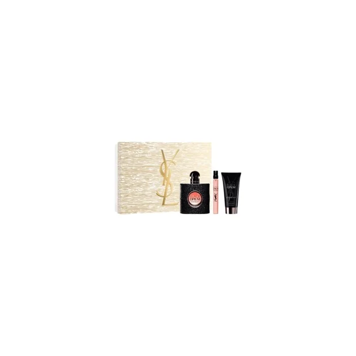 Yves Saint Laurent Black Opium Gift Set 50ml Eau De Parfum 50ml Body Lotion 10ml Eau De Parfum