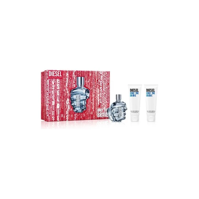 Diesel Only The Brave Eau De Toilette & Fragrance Gift Set for Men