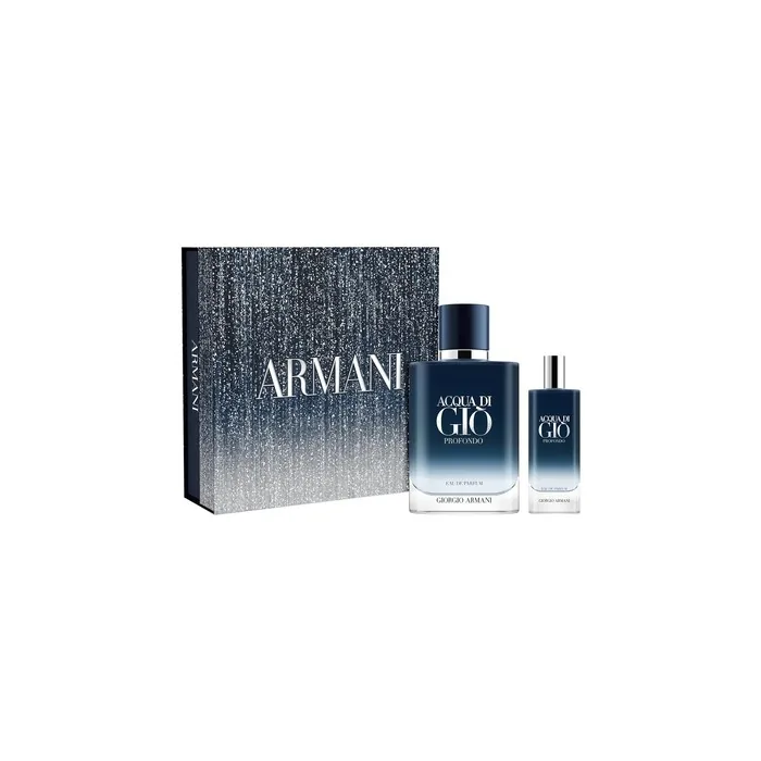 Armani Beauty Acqua Di Gi Profondo Eau De Parfum Cologne Set for Men