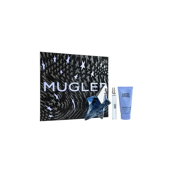 Thierry Mugler Angel Eau De Parfum Set 50ml 10ml Body Lotion 50ml