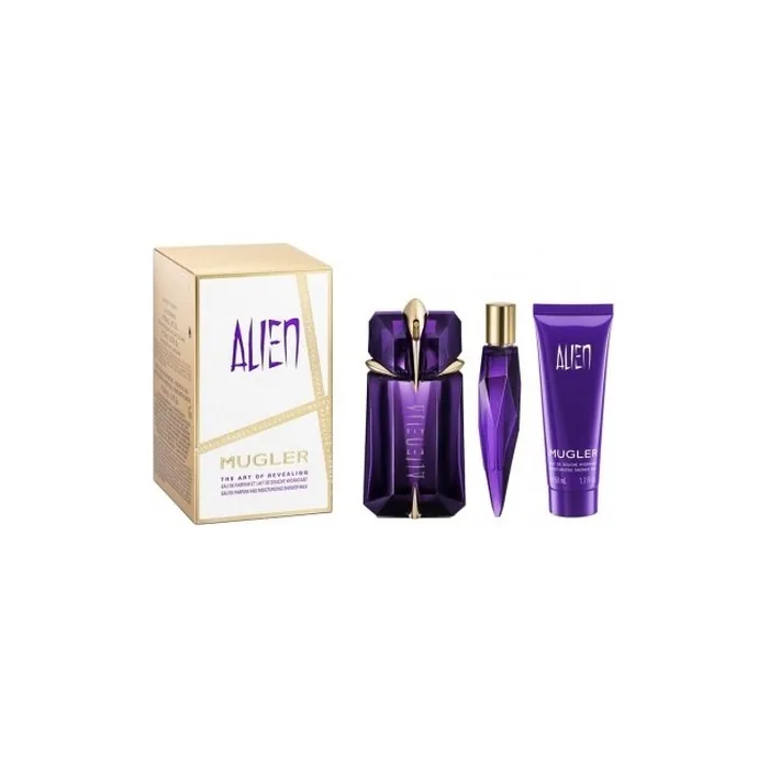 Thierry Mugler Alien Eau De Parfum Set 60ml 10ml Body Lotion 50ml
