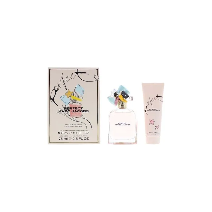 Marc Jacobs Perfect 2 Piece Gift Set Eau De Parfum 100ml Body Lotion 75ml