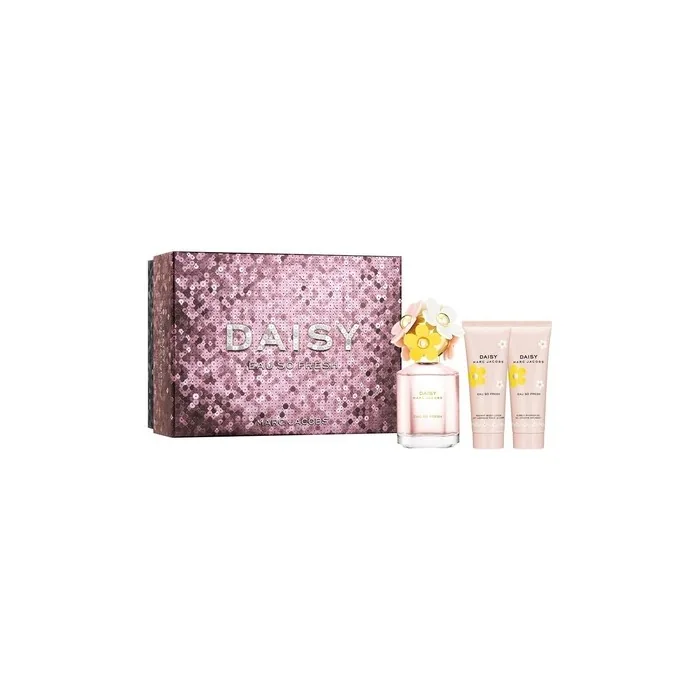 Marc Jacobs Daisy Eau So Fresh Set - Eau De Toilette Spray 75ml, Body Lotion 75ml, Shower Gel 75ml