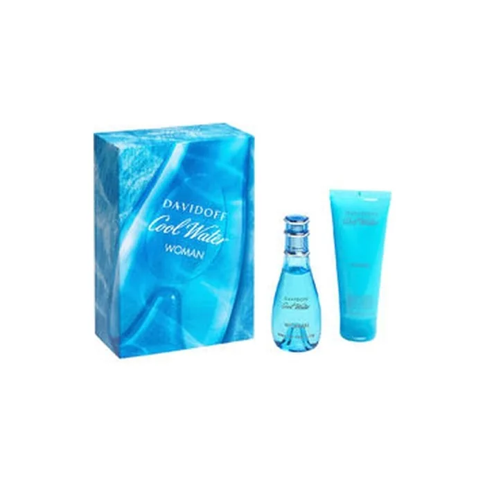 Davidoff Cool Water Woman Set Eau De Toilette 30 Ml And Body Lotion 75 Ml